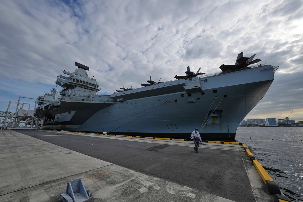 Gigantisk britisk hangarskip kommer til Oslo